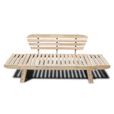 Terra Home Sitzbank Laholm inkl. Polster, Grau