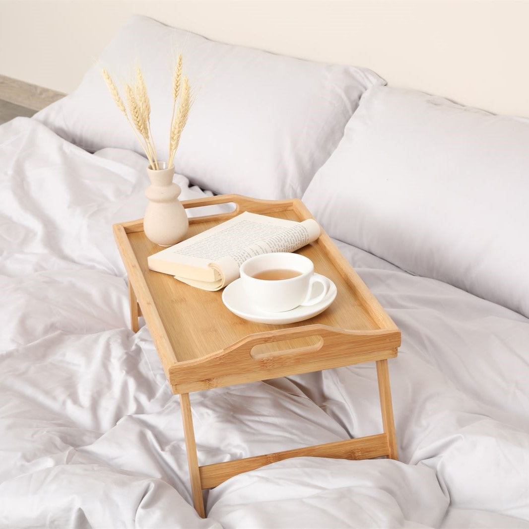 Terra Home Tablett Bett Bambus braun