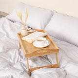 Terra Home Tablett Bett Bambus braun