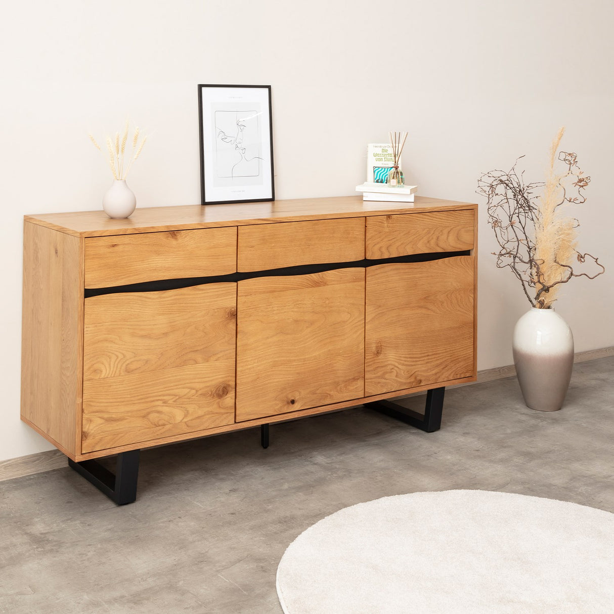 Terra Home Sideboard Sigurd 160 cm, Braun