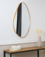 Terra Home Wandspiegel 46x82 gold asymmetrisch Alurahmen