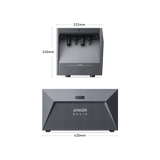Anker SOLIX Balkonkraftwerk 2× RS50B Panel 540W, MI80 800W Wechselrichter mit Solarbank E1600, ohne Halterung-0% MwSt. (gem. § 12 Abs. 3 UStG)