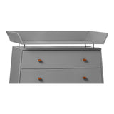 Leander Wickelaufsatz für Luna Kommode Grau 72 cm x 99 cm x 12 cm