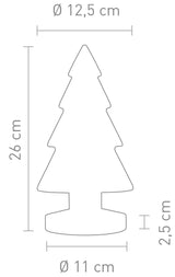 Sompex LED Dekoleuchte Winterlight Batteriebetrieben rot 26cm Weihnachtsbaum