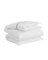 GANT Bettdeckenbezug Bettwäsche Sateen Stitch White 135 x 200 cm