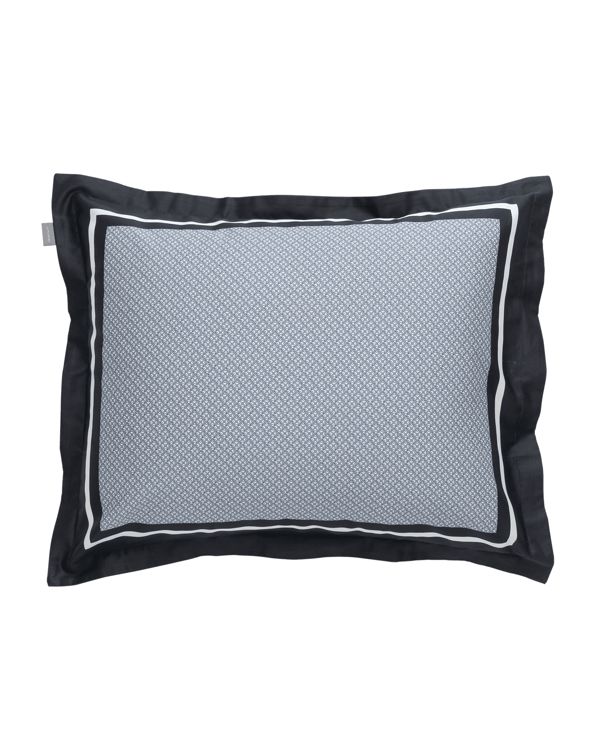 GANT Kopfkissenbezug Border Monogram Evening Blue 40 x 80 cm