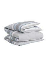 GANT Bettdeckenbezug Bettwäsche Oxford Stripe Grey 155 x 220 cm