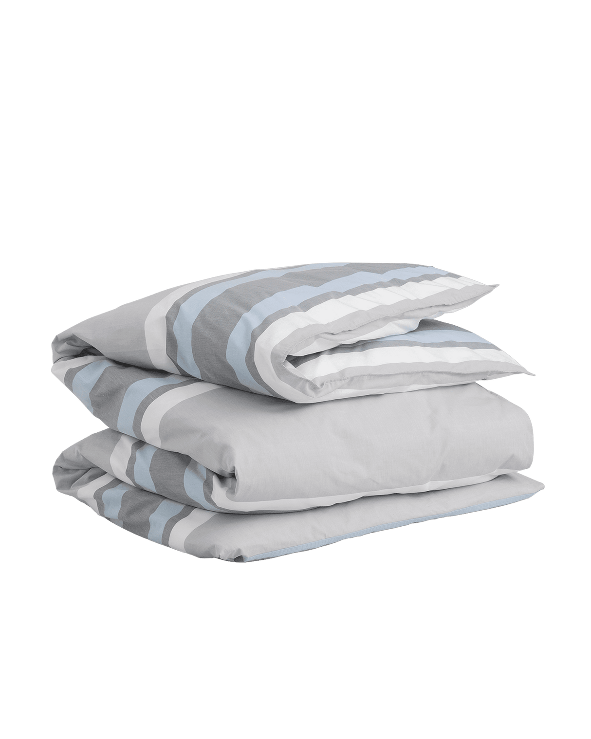 GANT Bettdeckenbezug Bettwäsche Oxford Stripe Grey 135 x 200 cm