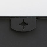 Terra Home Wandspiegel 55x73 schwarz asymmetrisch Alurahmen
