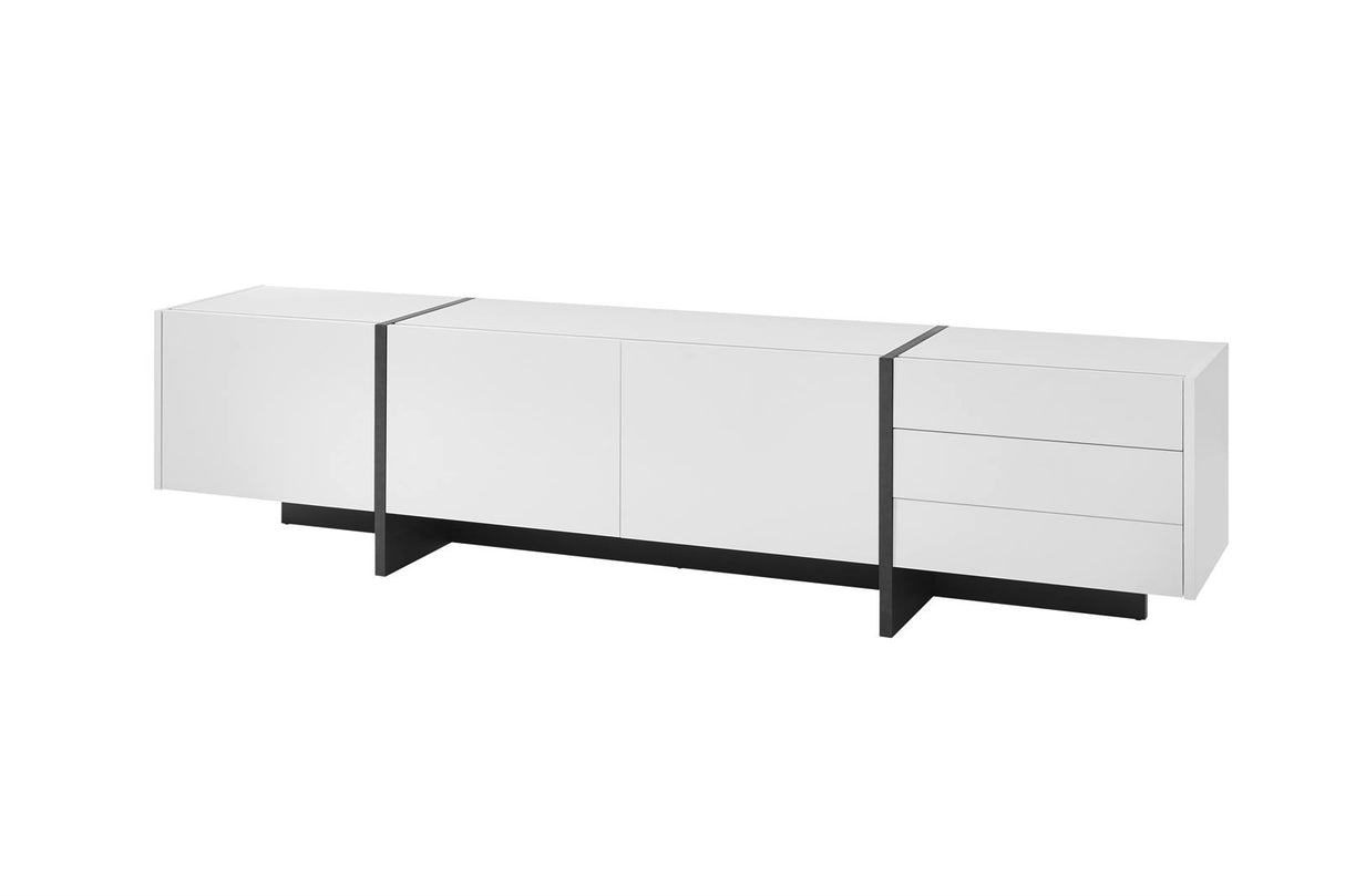 Villa Hauswerk Lowboard Caio modern weiß 252 x 60 x 45 cm AWWRCO38