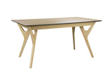 Villa Hauswerk Figaro Tisch 160 cm Eiche braun