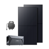 Anker SOLIX Balkonkraftwerk 2× RS50B Panel 540W, MI80 800W Wechselrichter mit Solarbank E1600, ohne Halterung-0% MwSt. (gem. § 12 Abs. 3 UStG)