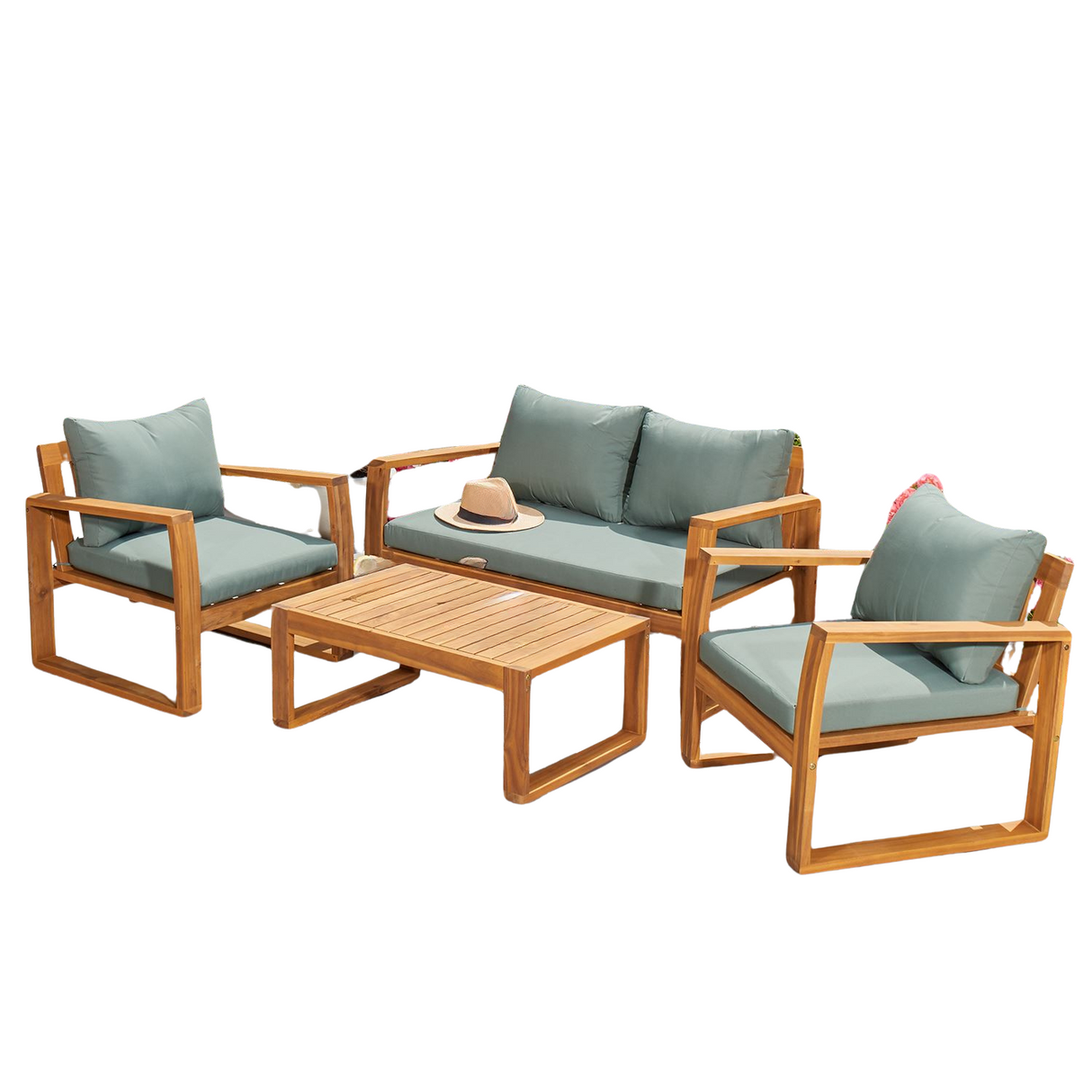 Terra Home Gartenlounge Set Vedum 4 Teilig