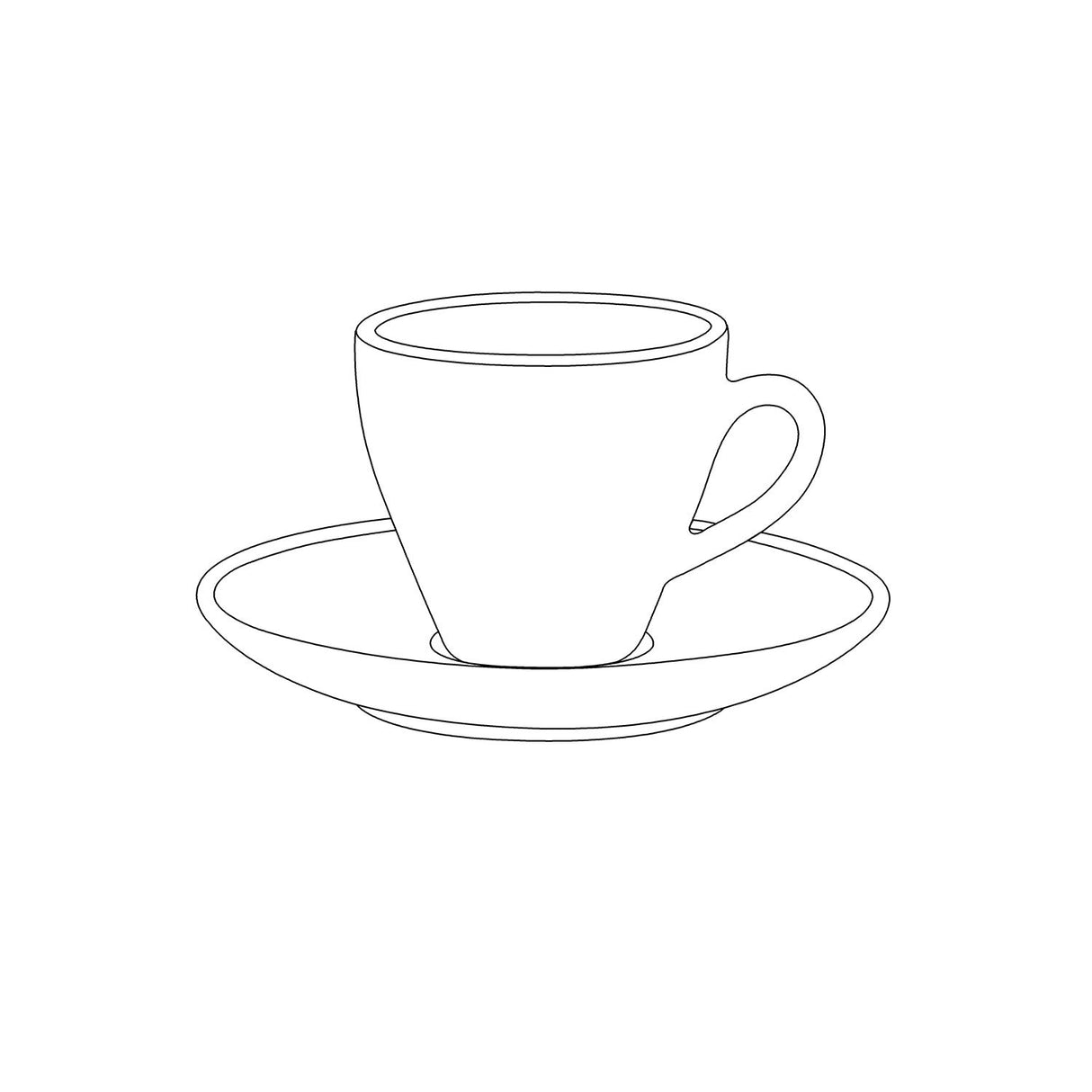 Terra Home 2er Espressotassen-Set, Rosa matt