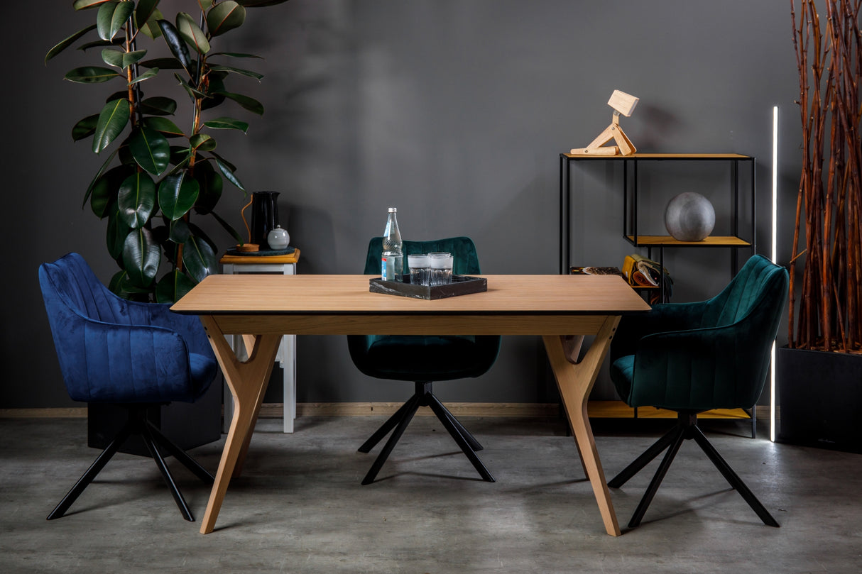 Villa Hauswerk Figaro Tisch 160 cm Eiche braun