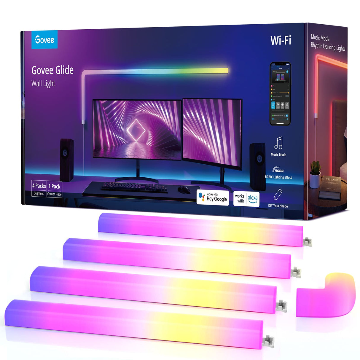 Govee - Glide Wall Light (4+1)
