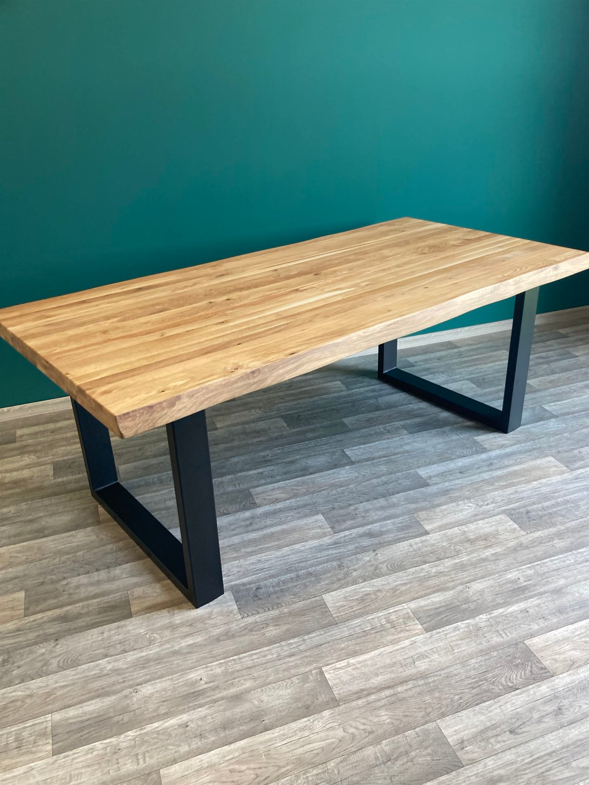 Villa Hauswerk Esszimmer-Tischplatte Esstisch Eichentisch 240x100cm (Gerade)