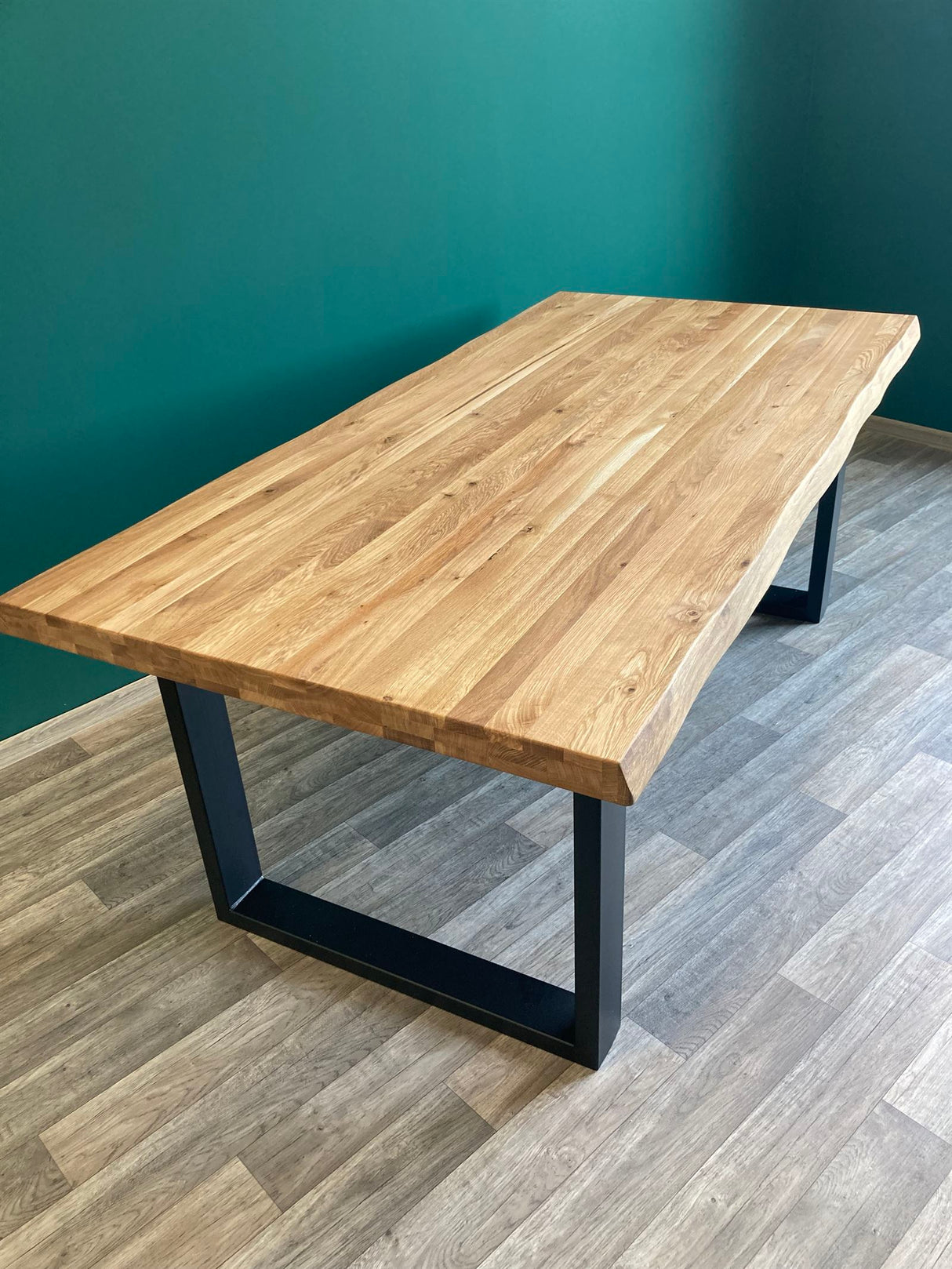 Villa Hauswerk Esszimmer-Tischplatte Esstisch Eichentisch 240x100cm (Gerade)