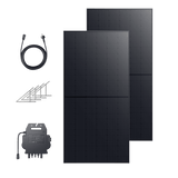 Anker SOLIX Balkonkraftwerk 2× RS50B Panel 540W, Mikro-Wechselrichter 600W/800W, Bodenhalterungen-0% MwSt. (gem. § 12 Abs. 3 UStG)