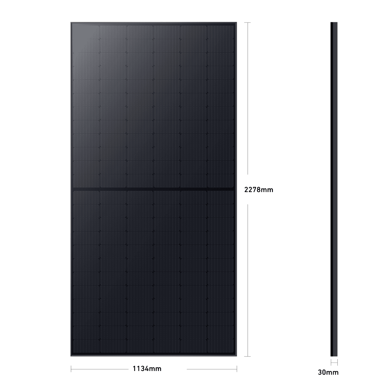 Anker SOLIX Balkonkraftwerk 2× RS50B Panel 540W, Mikro-Wechselrichter 600W/800W, ohne Halterung-0% MwSt. (gem. § 12 Abs. 3 UStG)