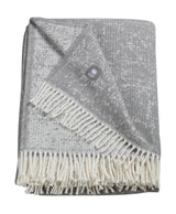 Musterring Plaid Ease 140 x 200 cm grau Kuscheldecke mit Fransen