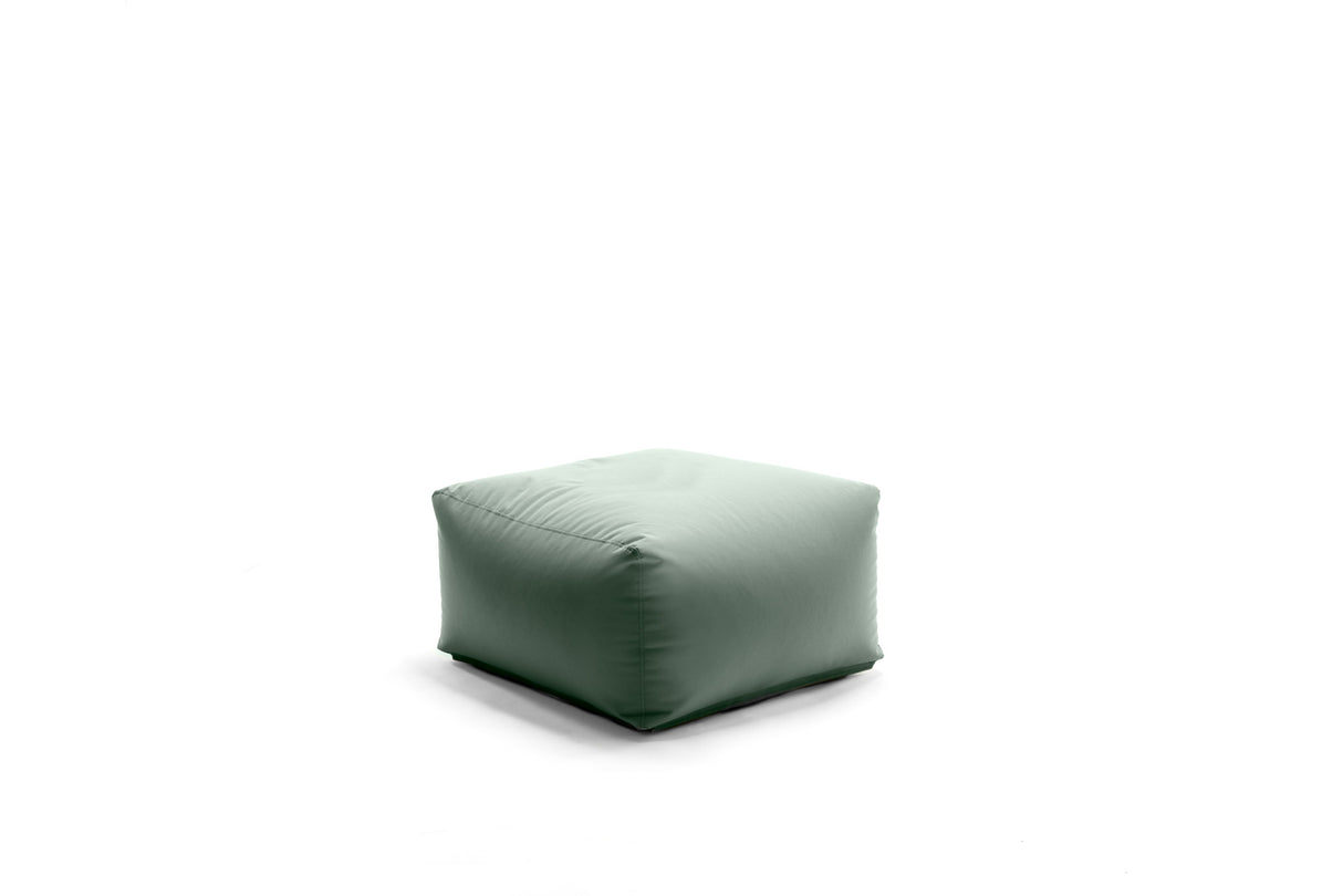 Sitting Bull Zipp Hocker Outdoor, Sea Green, 65 x 65 x 40 cm