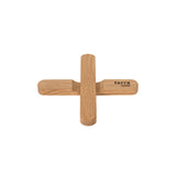 Terra Home Magnetischer Topfuntersetzer Eiche, 2er Set