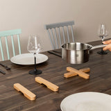 Terra Home Magnetischer Topfuntersetzer Eiche, 2er Set