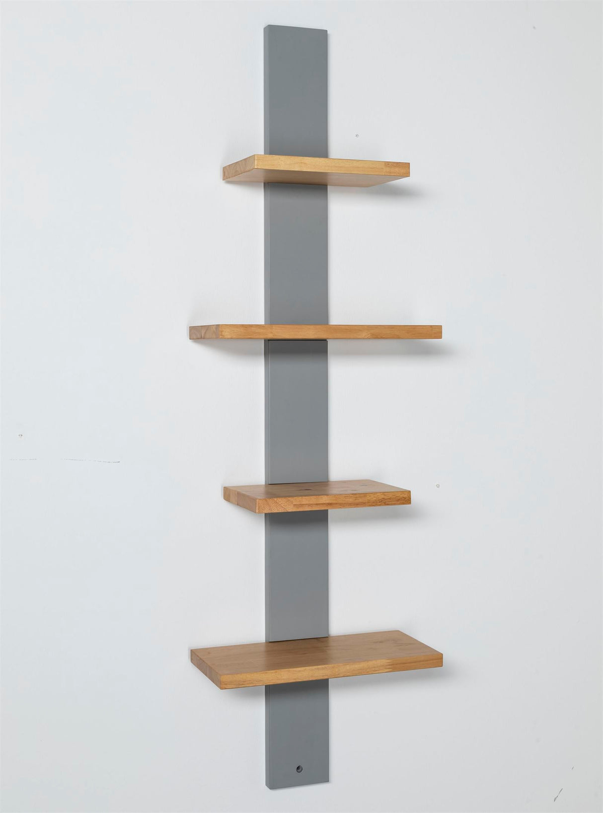 Terra Home Wandregal Esta, mit 4 Ablagen, Grau 112x33x15,5 cm